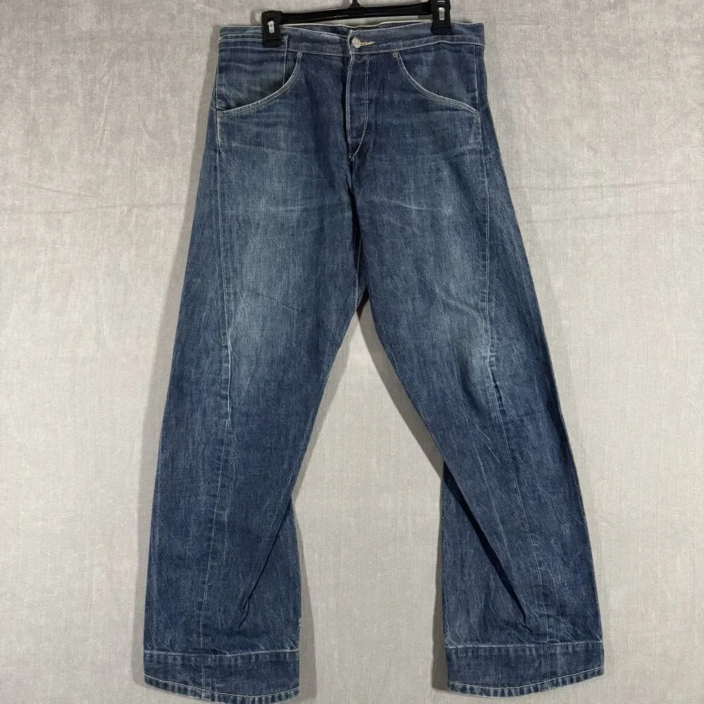 Vintage 2000’s Levi’s Engineered Jeans LEJ Twisted Leg Cinch Back Y2K 32x32